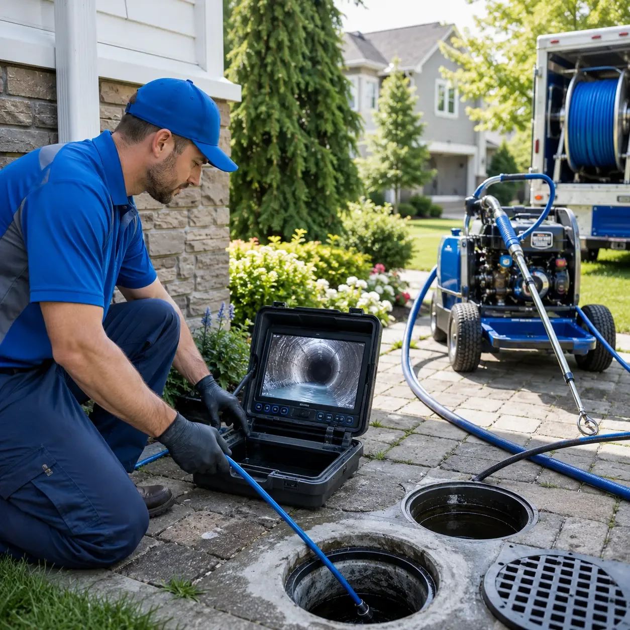 Outdoor drain cleaning professionals serving San Andreas, CA